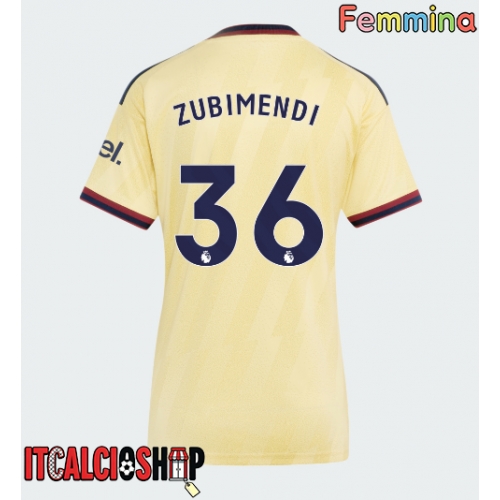 Arsenal Martin Zubimendi #36 Terza Maglia Femmina 2026-27 Manica Corta